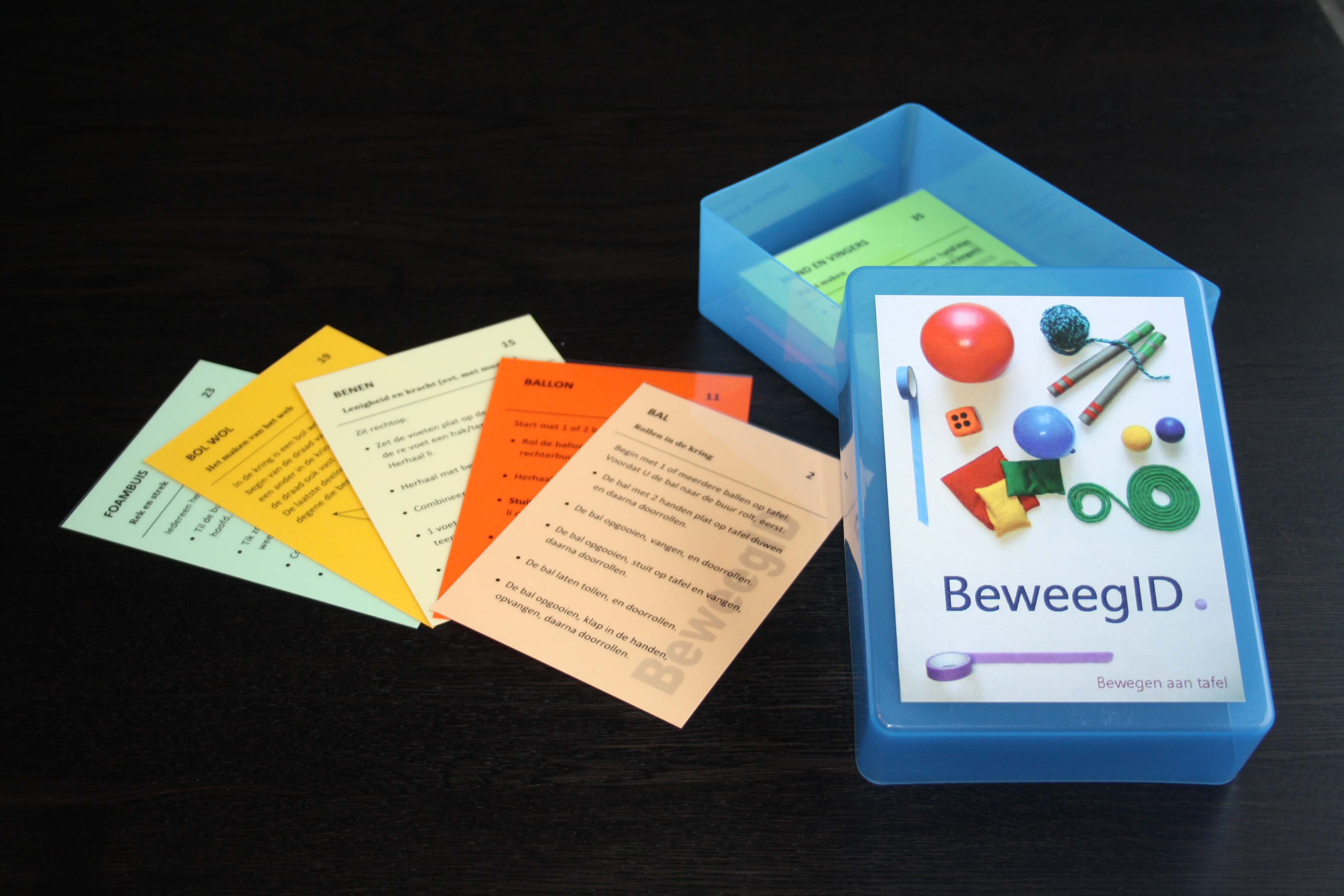 De BeweegID box. Kom in actie aan tafel. BeweegID